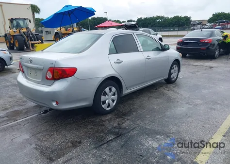 2009 Toyota Corolla Le из США, поврежденный, VIN JTDBL40E099021832